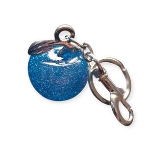 Sparkly Apple Keychain Bag Charm 1pc - Buyers Choice